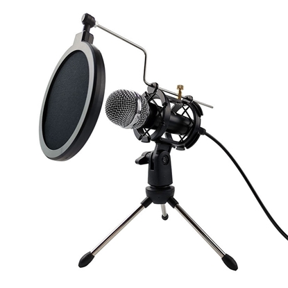 Attēls no Varr VGMSB Universal Microphone + POP Filter + Tripod