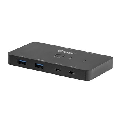 Attēls no VIDEO SWITCH KVM USB-C TO HDMI/DUAL CSV-2512 CLUB3D