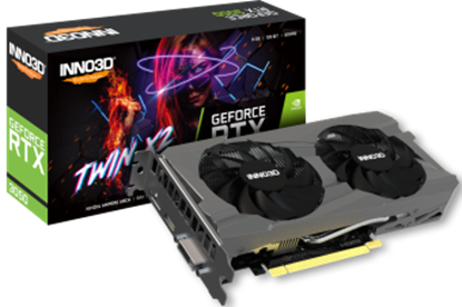 Attēls no Videokarte Inno3D GeForce RTX 3050 8GB Twin X2