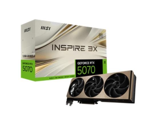 Picture of Videokarte MSI GeForce RTX 5070 12G INSPIRE 3X OC