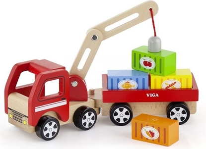Изображение Viga Ciarówka z dwigiem i przyczep (V50690)