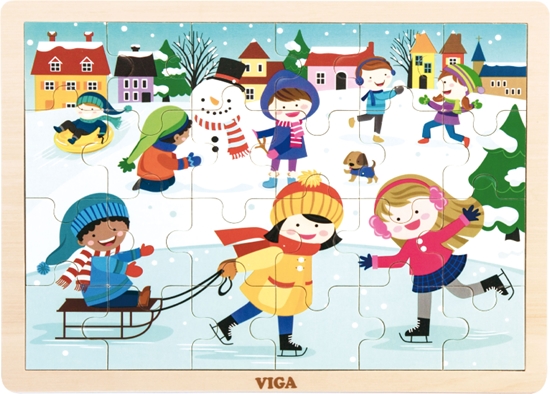 Picture of Viga Puzzle sezonowe Zima