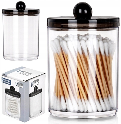 Attēls no Vilde Pojemnik na patyczki do uszu i patki kosmetyczne pudeko organizer VILDE 568044