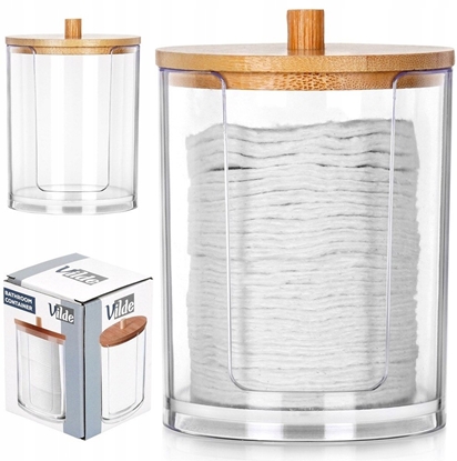 Attēls no Vilde Pojemnik na patki kosmetyczne organizer pudeko 7x10cm VILDE 568043