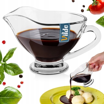 Attēls no Vilde Sosjerka szklana pojemnik na sos dip mlecznik na mleko do mleka 200ml VILDE 139664