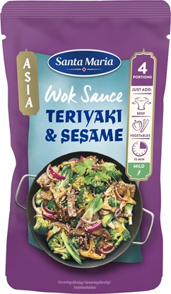 Изображение Vok mērce ar terijaki un sezamu 150g, Santa Maria