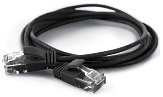 Изображение Wantec Wantec 7310 U/UTP (UTP) black 0.2m Cat6a Network cable (7310)