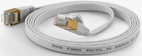 Изображение Wantec Wantec Patchkabel FTP CAT6 q=1,6x6,5mm 0,50m weiß