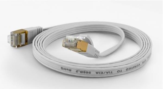 Изображение Wantec Wantec Patchkabel FTP CAT6 q=1,6x6,5mm 10,00m weiß
