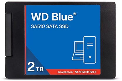 Attēls no WD Blue SA510 SATA SSD 2.5inch/7mm 2TB