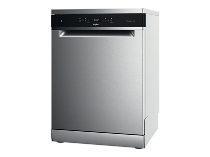 Attēls no Whirlpool Dishwasher | WFO 3T133 P 6.5 X | Freestanding | Width 60 cm | Number of place settings 14 | Number of programs 10 | Energy efficiency class D | Display | Stainless steel
