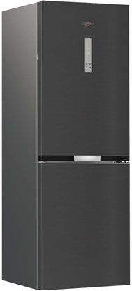Изображение Whirlpool Refrigerator | WHK 26362 XBR4E | Energy efficiency class E | Free standing | Combi | Height 186.5 cm | No Frost system | Fridge net capacity 201 L | Freezer net capacity 106 L | Display | 37 dB | Black