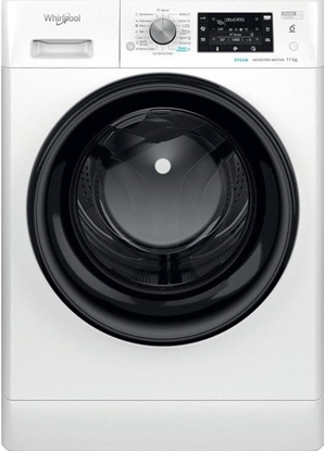Attēls no Whirlpool Washing machine | FFD 11489 BV EE | Energy efficiency class A | Front loading | Washing capacity 11 kg | 1400 RPM | Depth 61 cm | Width 60 cm | Display | LCD | Steam function | White