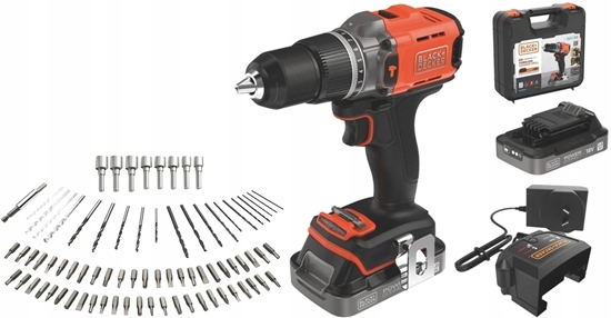 Picture of Wiertarko-wkrtarka Black&Decker BCD383D2XKA-QW 18 V 2 x akumulator 2 Ah