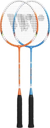 Attēls no WISH ALUMTEC 330K ZESTAW RAKIET DO BADMINTONA NIEBIESKI+ORANGE WISH uniwersalny