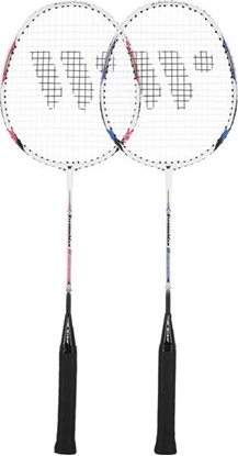Attēls no WISH STEELTEC 9K ZESTAW RAKIET DO BADMINTONA CZERWONY+NIEBIESKI WISH