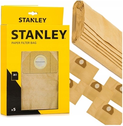 Attēls no Worek do odkurzacza worki papierowe do odkurzacza -20l (2szt)stanley