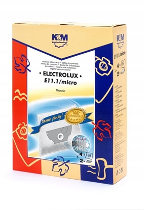 Attēls no WORKI MICRO 4SZT +2 FILTRY K&M E11 MICRO DO ELECTROLUX MONDO