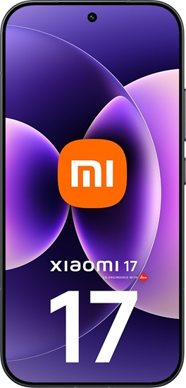 Picture of Xiaomi | 17 | Black | 6.3 " | LTPO AMOLED | 1220 x 2656 pixels | Qualcomm | Snapdragon 8 Elite Gen 5 (3 nm) | Internal RAM 12 GB | 512 GB | Dual SIM | 3G | 4G | 5G | Main camera resolution 50 MP | Secondary camera resolution 50 MP | Android 16, HyperOS 3 