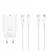 Picture of XO adowarka sieciowa CE32 PD 20W 1x USB-C BIAA + KABEL LIGHTNING