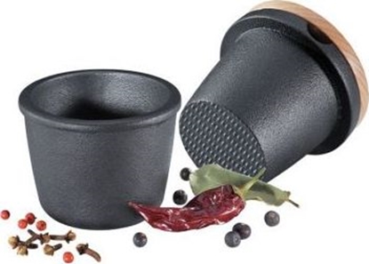 Attēls no Zassenhaus eliwny Zassenhaus modzierz do przypraw z bukow pokrywk, red. 8 cm