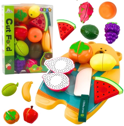 Attēls no Zestaw Do Krojenia Owoce Deska Nó Akcesoria Edukacyjne Dla Dzieci LEAN Toys