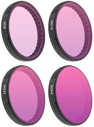 Изображение Zestaw Filtrów ND8+ND16+ND32+ND64 Sunnylife 073526 Sunnylife