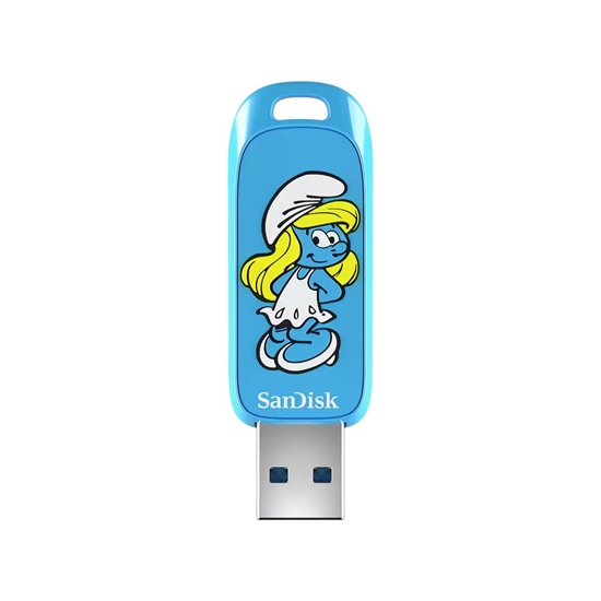Picture of Zibatmiņa Sandisk Smurfs 256GB Brainy Smurf Edition