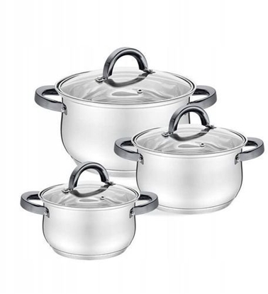 Attēls no Zilner Zestaw garnków Rosberg R51210O10 18/20/22/24/26 cm Stal nierdzewna 5R51210O10 (3800237043071)