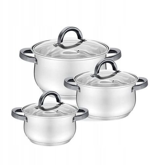 Picture of Zilner Zestaw garnków Rosberg R51210O10 18/20/22/24/26 cm Stal nierdzewna 5R51210O10 (3800237043071)
