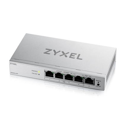 Attēls no Zyxel GS1200-5HPV3 5-Port Gigabit PoE+ Web