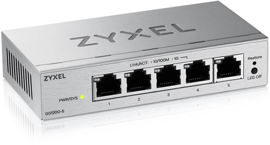 Picture of Zyxel GS1200-5V3 5 Port Smart Managed Gb Switch