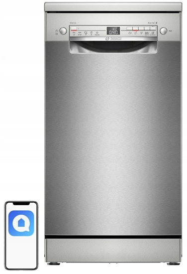 Изображение Zmywarka Bosch SPS2HMI42E Series 2, dishwasher (stainless steel, 45 cm, Home Connect)