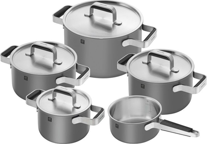 Attēls no Zwilling Pure Cookware Set 5-Pc 18/10 Grey