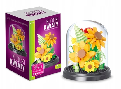 Изображение *****Klocki kwiaty soneczniki klosz 228el 137013
