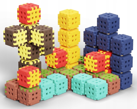 Picture of Marioinex Klocki waffle mini Blocks 302el 08211