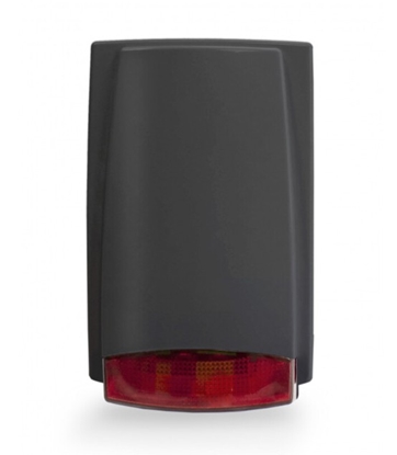 Attēls no 12V sirēna Pelēka | Ārtelpu sirēna ar lampu 115dB