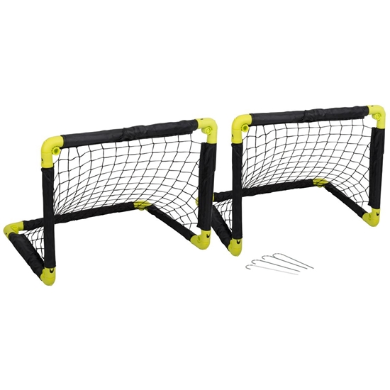 Изображение 2 FUTBOLA VĀRTU KOMPLEKTS AR TĪKLU 55x44x44CM DUNLOP