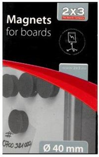 Изображение 2x3 Magnesy do tablic 40mm 10szt. (DC1020)