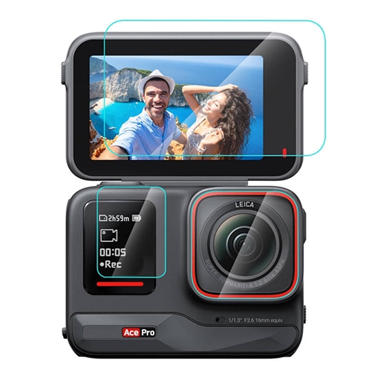 Picture of 3 in 1 Tempered Glass Film PULUZ For Insta360 Ace Pro (PU951T)