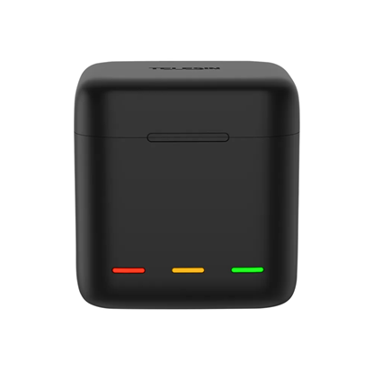 Attēls no 3-slot charger box Telesin  for GoPro Hero 12 / Hero 11 / Hero 10 / Hero 9