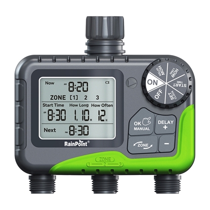 Attēls no 3-Zone Hose Timer RainPoint ITV305