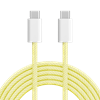Изображение 60W USB Type C - USB Type C kabelis 1m dzeltens Kruger&Mat