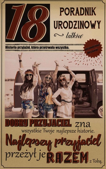 Изображение AB Card Karnet 18-Te urodziny U13 Dobry przyjaciel