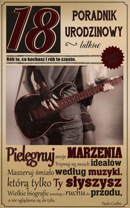 Attēls no AB Card Karnet 18-Te urodziny U16 Pielegnuj swoje marzenia