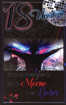 Attēls no AB Card Karnet 18-Te urodziny U66 Twój umiech to