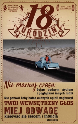 Attēls no AB Card Karnet 18-Te urodziny U67 Nie marnuj czasu