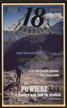 Attēls no AB Card Karnet 18-Te urodziny U68 Jeeli kto oferuje