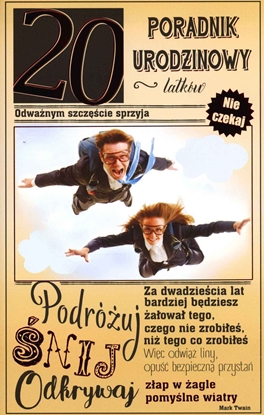 Attēls no AB Card Karnet 20-te urodziny odwanym szczcie sprzyja