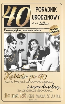 Attēls no AB Card Karnet 40 Urodziny "kobieta po 40" U79